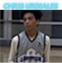 chris urdaias is a young man in a basketball uniform